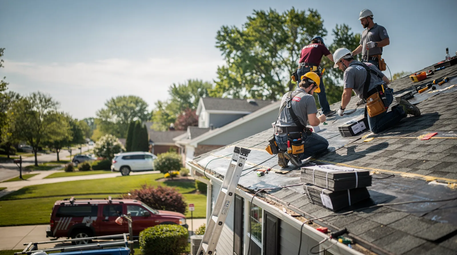 Roof Repair in Collinsville, IL around you